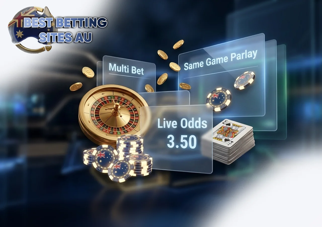 Popular betting types and wagering markets available in Australia